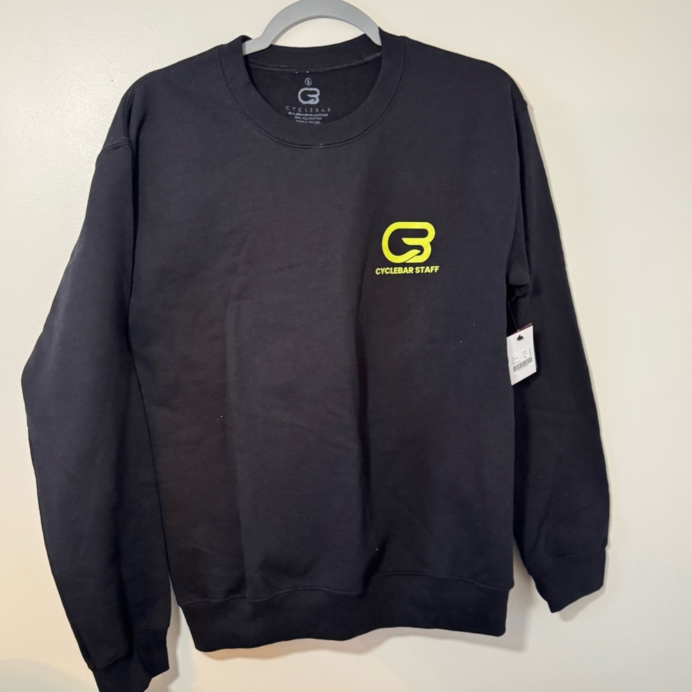 CycleBar Unisex Staff Black Sweatshirt Crewneck sweater